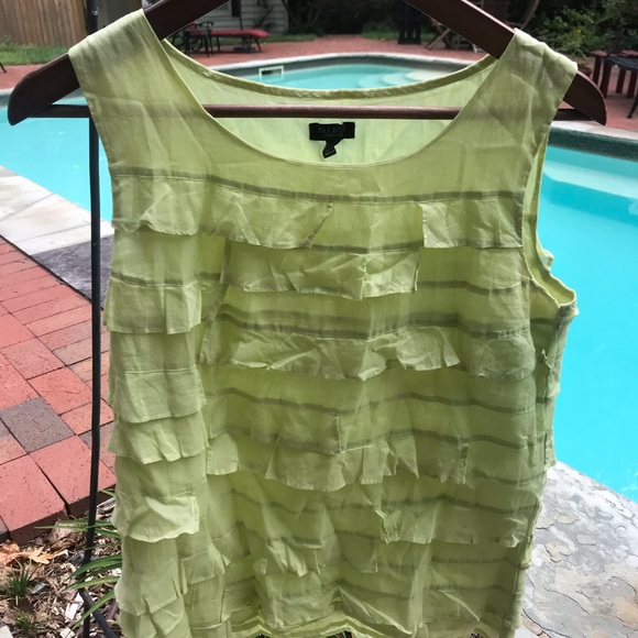 Talbots Ruffle Top - Picture 1 of 5